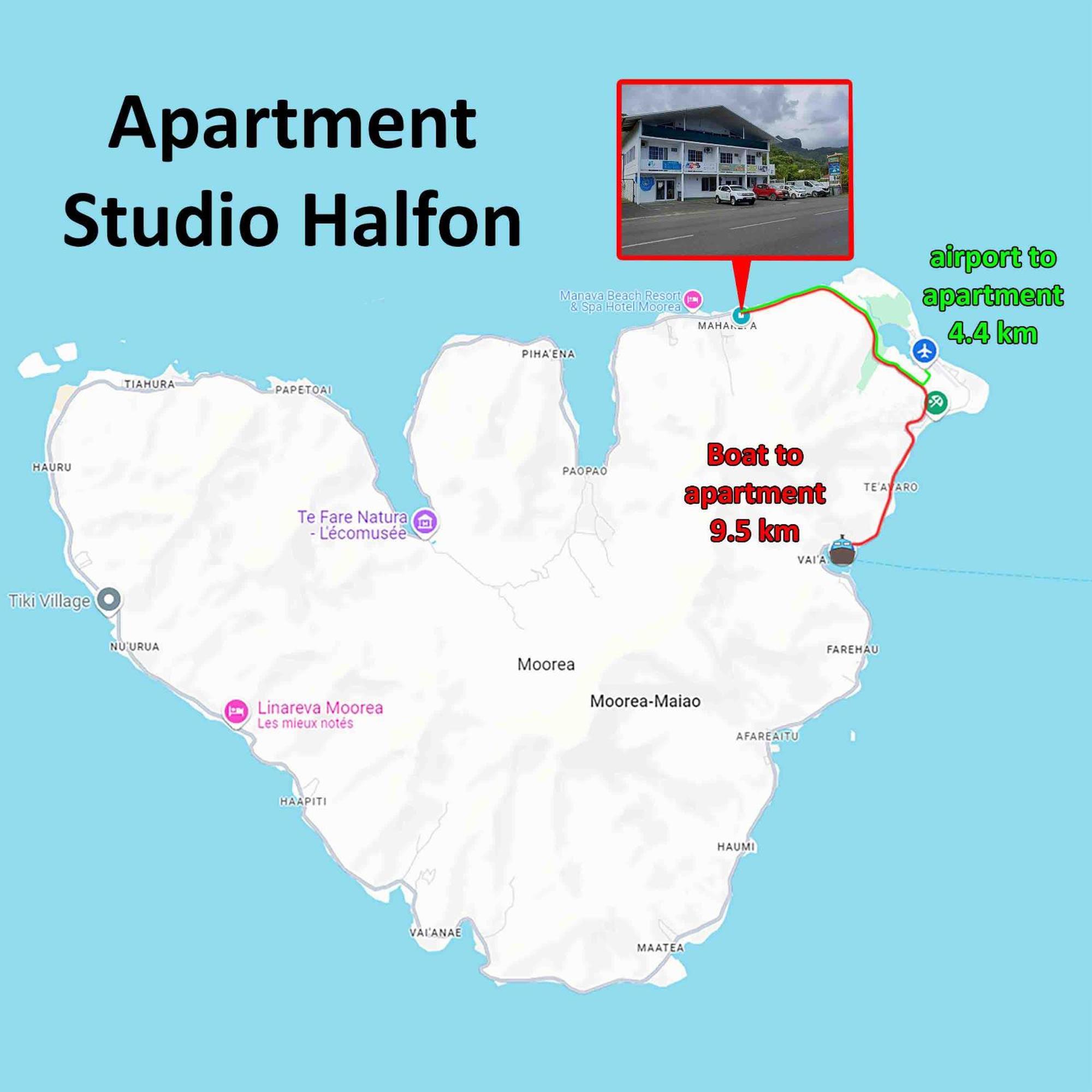 Apartment Studio Halfon Moorea Zewnętrze zdjęcie